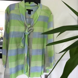 Women’s plaid cotton blouse